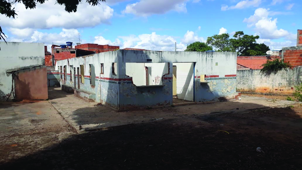 Situação do antigo prédio do posto de saúde